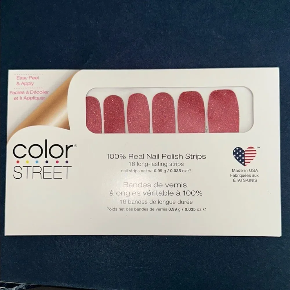 Color Street sparkling pink